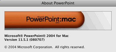 Ppt 2004 for mac