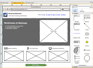 wireframesketcher export complete html